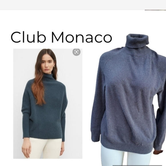 Club‎ Monaco Cashmere turtle neckL - Picture 1 of 13